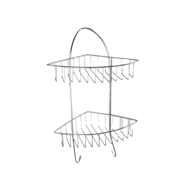 Corner Shower Rack with Hooks