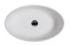 Gabriella Countertop Basin Pearl White 520x320x125mm