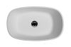 Vivian Countertop Basin Polished White 520x320x125mm