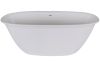 Brooke Freestanding Bath Pearl White 1650x800x600mm