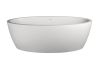 Maya Freestanding Bath Polished White 1700x895x570mm