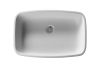 Acanthus Countertop Basin Polished White 560x365x120mm