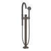 One Single Lever Bath Mixer Floor-standing Brushed Black Chrome