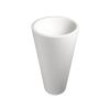 Annelie Pillar Basin Polished White 1TH 500x500x910mm