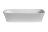 Carmen Countertop Basin Polished White  545x350x120mm