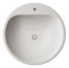 Annelie Pillar Basin Pearl White 1TH 500x500x910mm