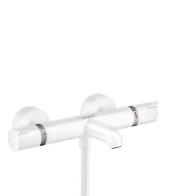 Ecostat Bath thermostat Comfort for exposed installation Matt White