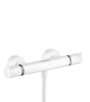 Ecostat Shower thermostat Comfort for exposed installation Matt White