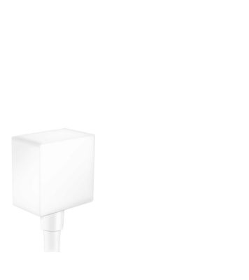Fixfit Square Wall Outlet Dn15 Nrv Matt White