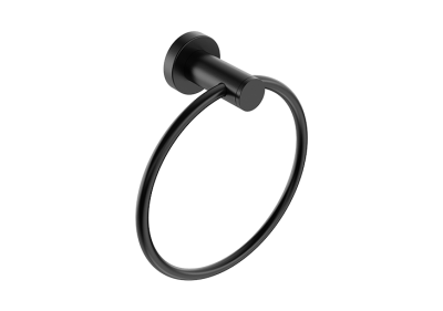 4640 Towel Ring - Matt Black