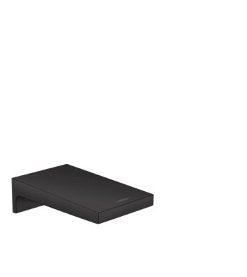 Metropol Bath Spout Wide Matt Black