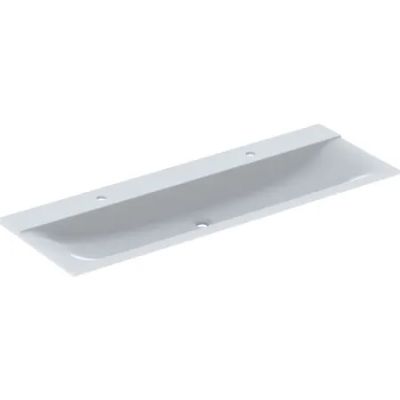 Xeno² Vanity Basin With Left And Right Taphole 1400x480x150mm Matt White