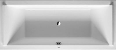 Starck 3 Built In Bath Center Waste 1800x800x480