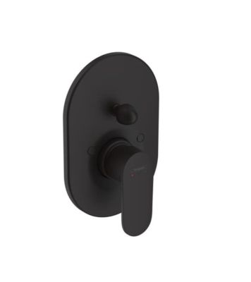 Vernis Blend Bath Diverter Mixer Matt Black 
