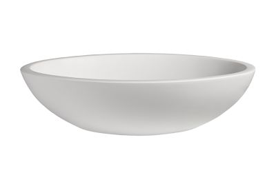 Palm Countertop Basin Pearl White 575x400x160mm