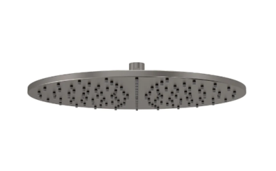 Meir Round Shower Rose 300mm - Gun Metal