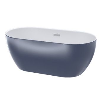Zala Freestanding Bath Mystic Blue 1440x750x570