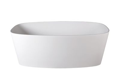 Ava Freestanding Bath Polished White 1500x780x540mm