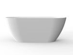 Eos Freestanding Bath Acrylic Polished White 1500x730x580mm