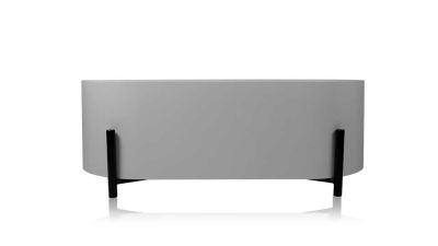 Ominx Freestanding  Bath Polished White + Frame 1625x750x550mm