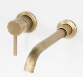Basin Spout and Mixer CoMatt Blacko Brass