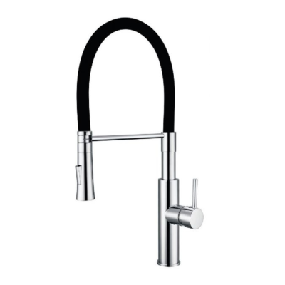 Vilaine Sink Mixer - Black Hose