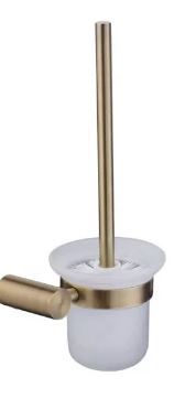 Valleuse Toilet Brush Holder Brushed Gold