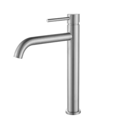 Stylet Satin Nickel Tap Long Basin  Brushed Steel