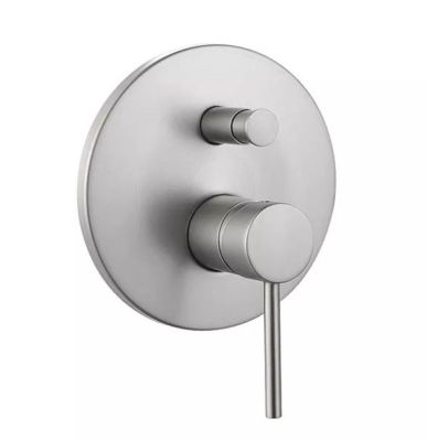 Stylet Satin Nickel Bath/Shower Undertile Diverted Mixer Brushed Steel