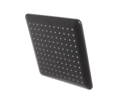 Square Shower Head Black 
