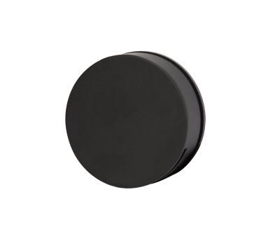 Round Bath Filler/Overflow - Black