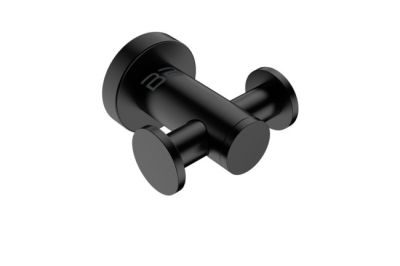 4600 Series Robe Hook Double Black 