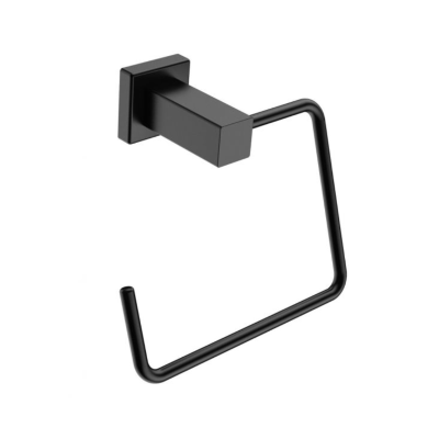 8541 Towel Ring Open - Matt Black