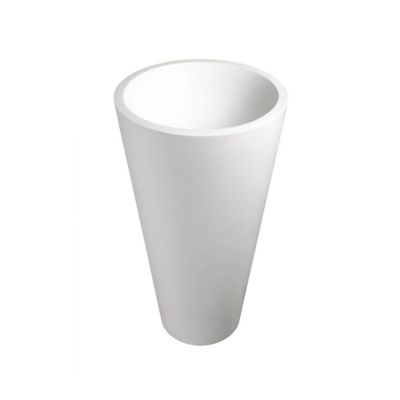 Annelie Pillar Basin Polished White 1TH 500x500x910mm