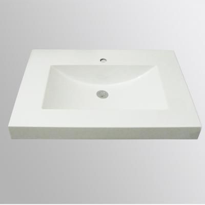Mod Wall Hung  Basin White  90x800x550mm