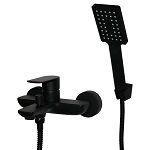 Dune Black Bath Mixer-with Handshower