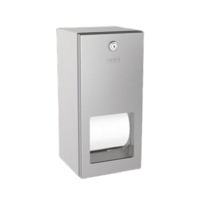 RODX 672 Double T/Roll Holder SS