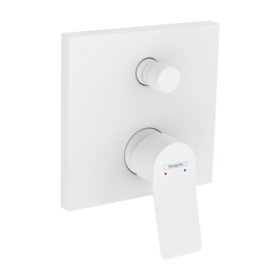 Vivenis Single Lever Bath Mixer for concealed installation White