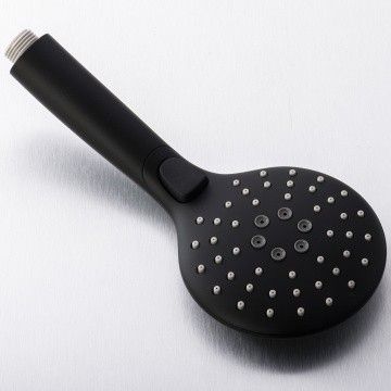 Hand Shower Matte Black 3 Function ABS