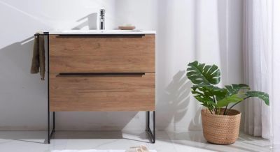 Loft-900 Right Cherrywood Vanity Set