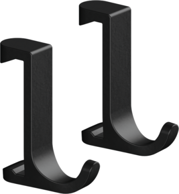 Wallstoris Towel Hook Slim Matt Black