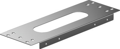 Installation Plate For Tile Mounted Installation 350x120mm