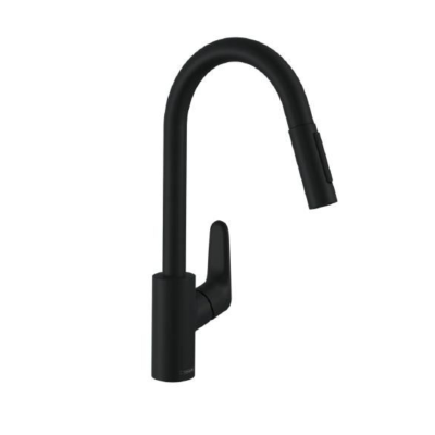 Decor Kitchen Mixer 240 Pull-Out Matt Black