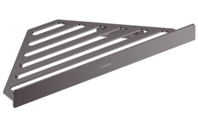AddStoris Corner Basket Brushed Black Chrome