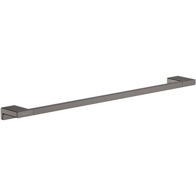 AddStoris Bath Towel Rail Brushed Black Chrome