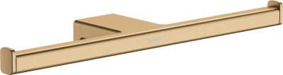 AddStoris Double Roll Holder Brushed Bronze