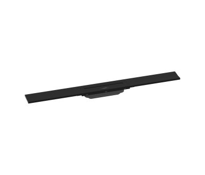 RainDrain Flex Finish Set Shower Drain 1000mm Cuttable For Wall Mounting Stainless Steel Matt Black