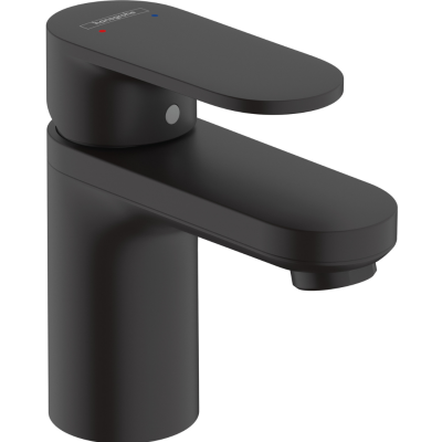 Vernis Blend Short Basin Mixer 70mm without waste set Matt Black 