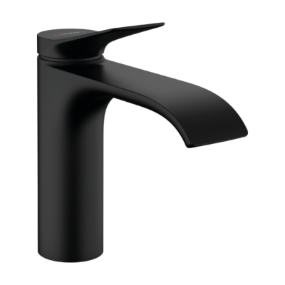 Vivenis Single Lever Basin Mixer 110 Matt Black