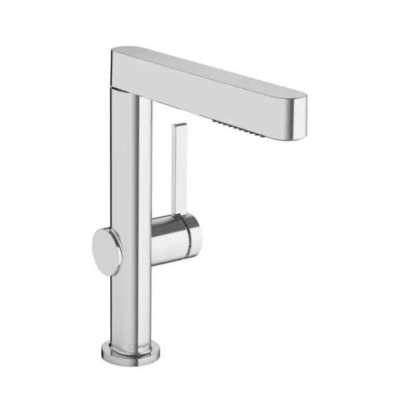 Finoris Single lever basin mixer 230 with pull-out spray, 2jet without waste set Chrome